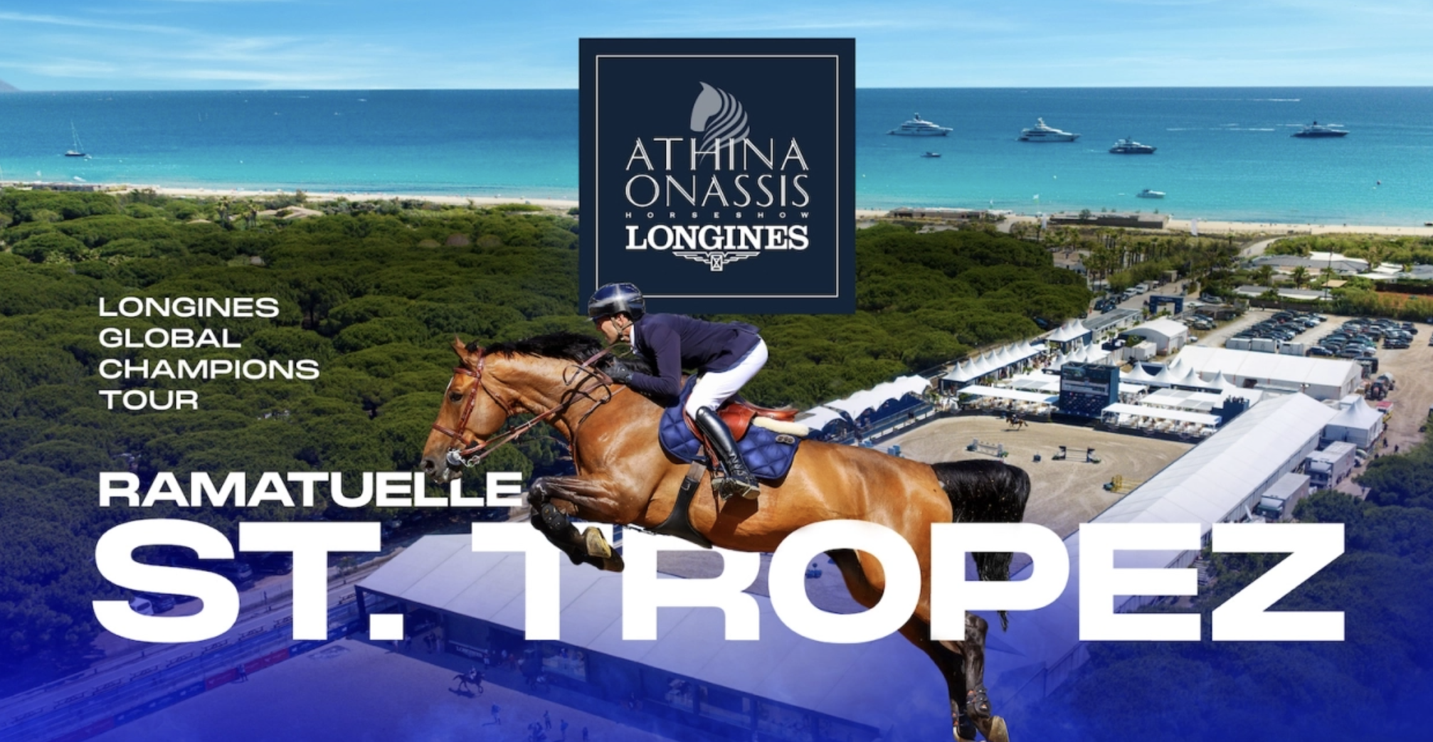 Transferts Longines Global Champions Tour Ramatuelle/Saint-Tropez | Longines Athina Onassis Horse Show VIP transfers for the Longines Global Champions Tour in Ramatuelle, Saint-Tropez, by Azur Dream