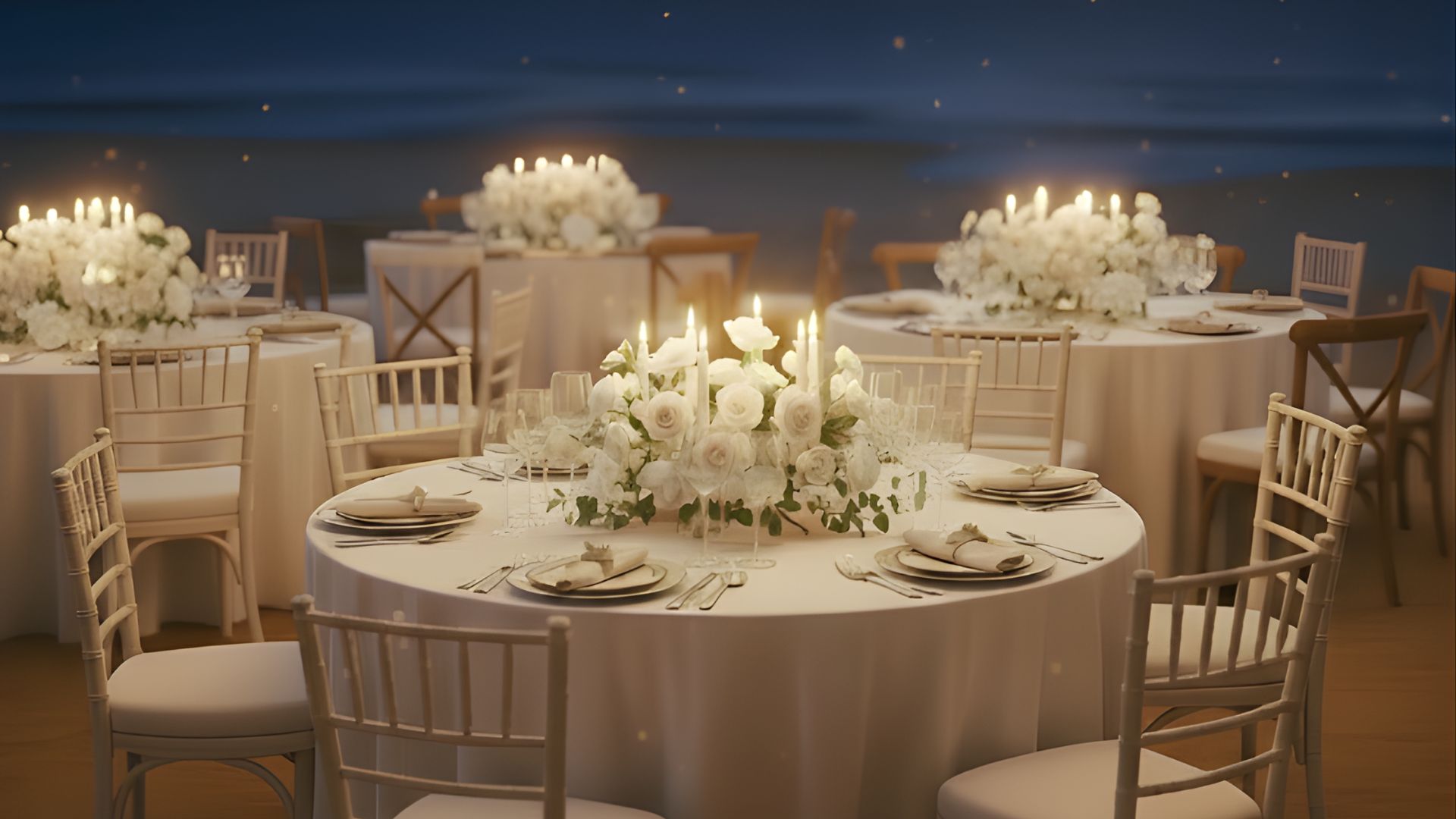 Beach wedding ceremony in Ramatuelle, near Saint-Tropez, Azur Dream