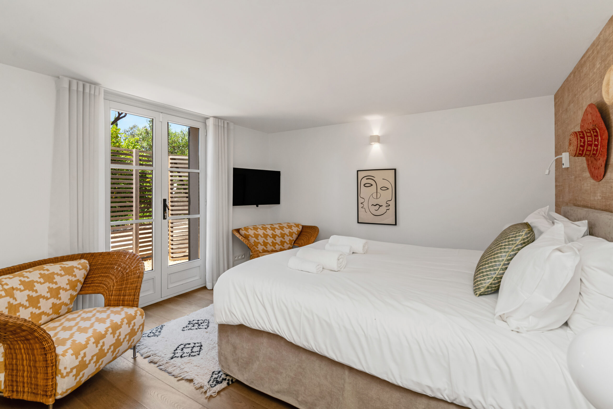 Bedroom, Villa Ellia in Les Parcs de Saint-Tropez