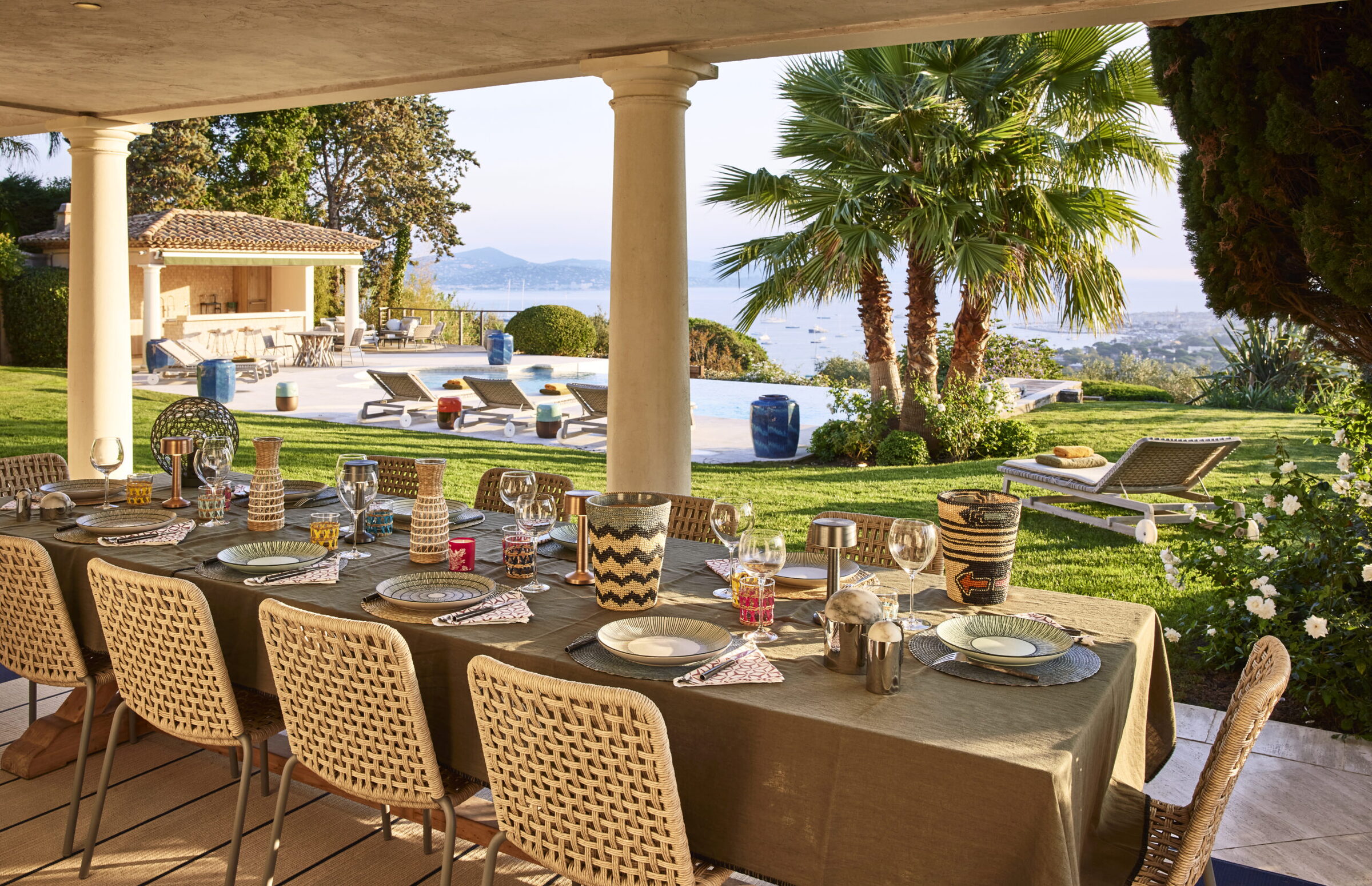 Villa Beau Séjour with breathtaking views over the Gulf of Saint-Tropez