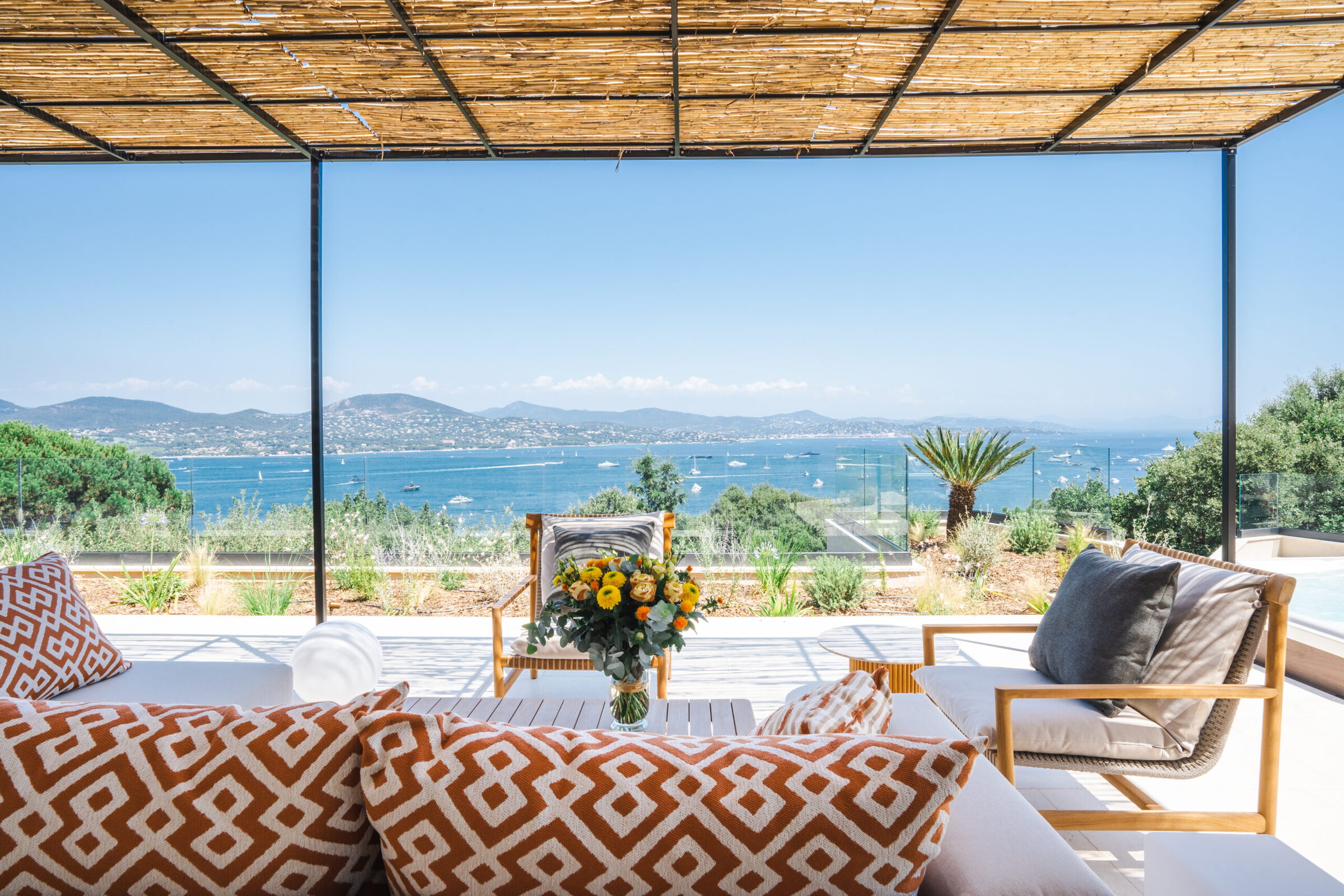 Villa Bel Air with unrivalled sea views over the Gulf of Saint-Tropez