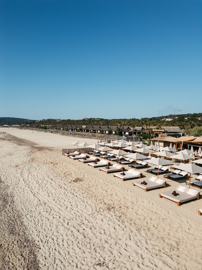 Casita, restaurant de plage sur Pampelonne à Ramatuelle, face à Casa Amor