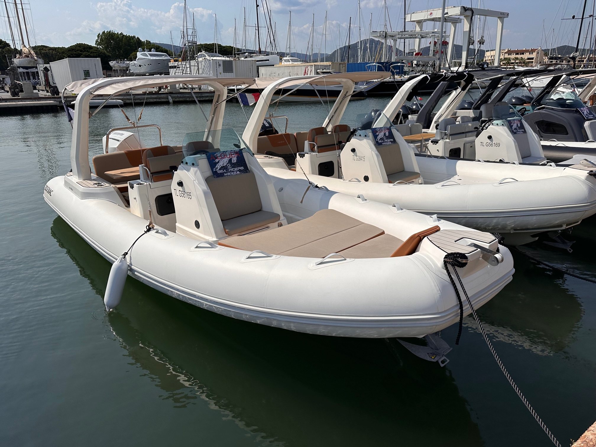 Zodiac Medline 7.5 Sokev boat rental Saint-Tropez – Azur Dream Saint-Tropez